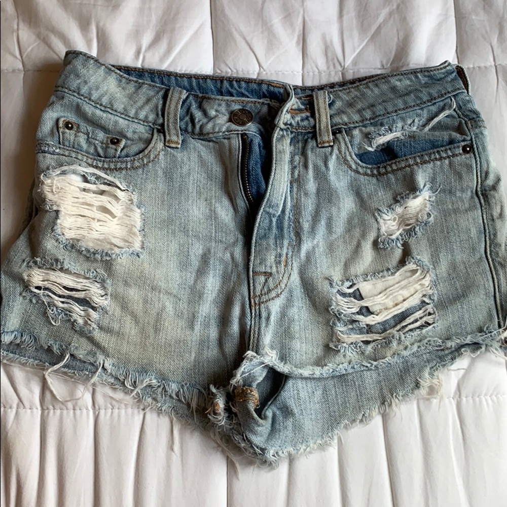 BDG distressed jean shorts